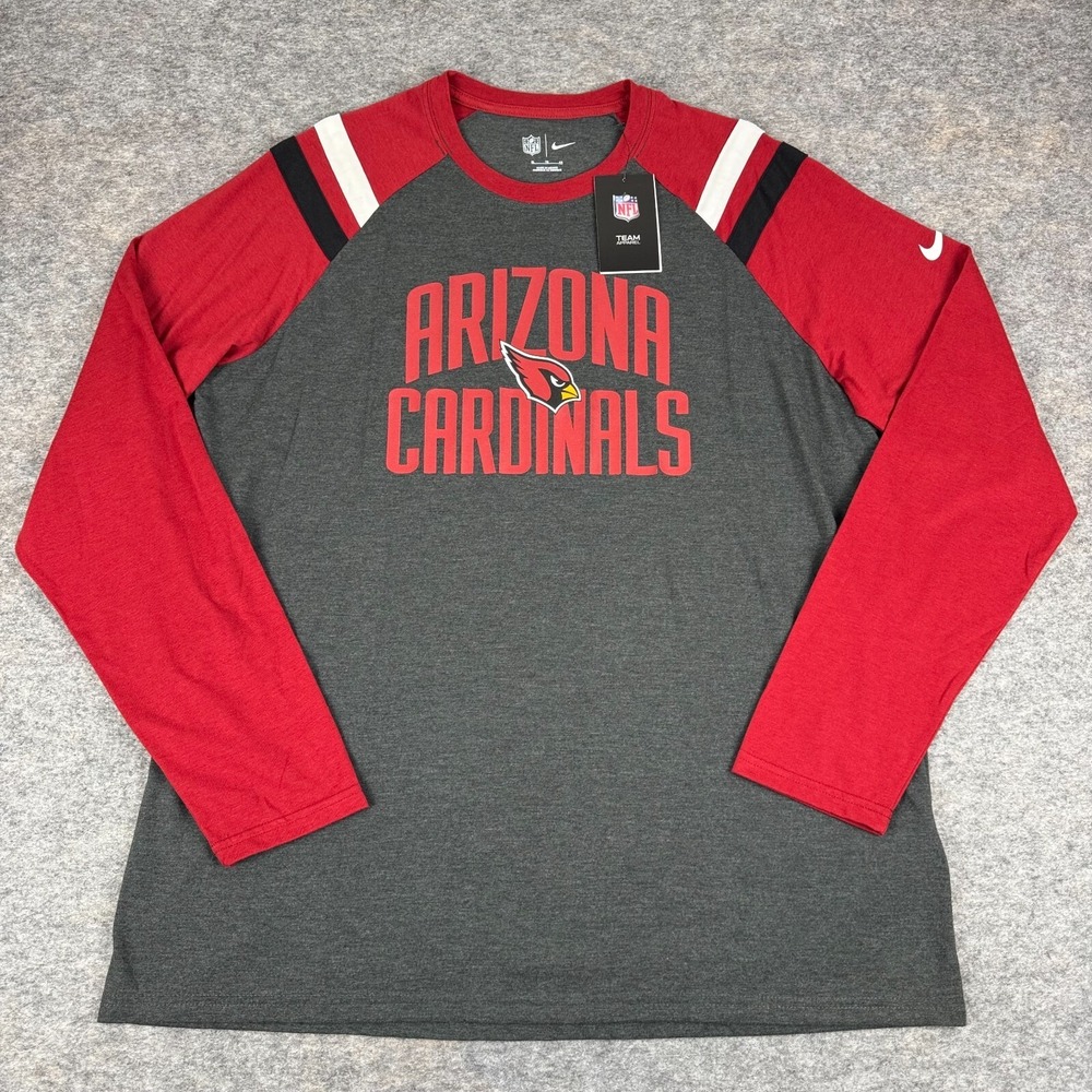 Nike Arizona Cardinals NFL T-Shirt Long Sleeve Mens‎ XL